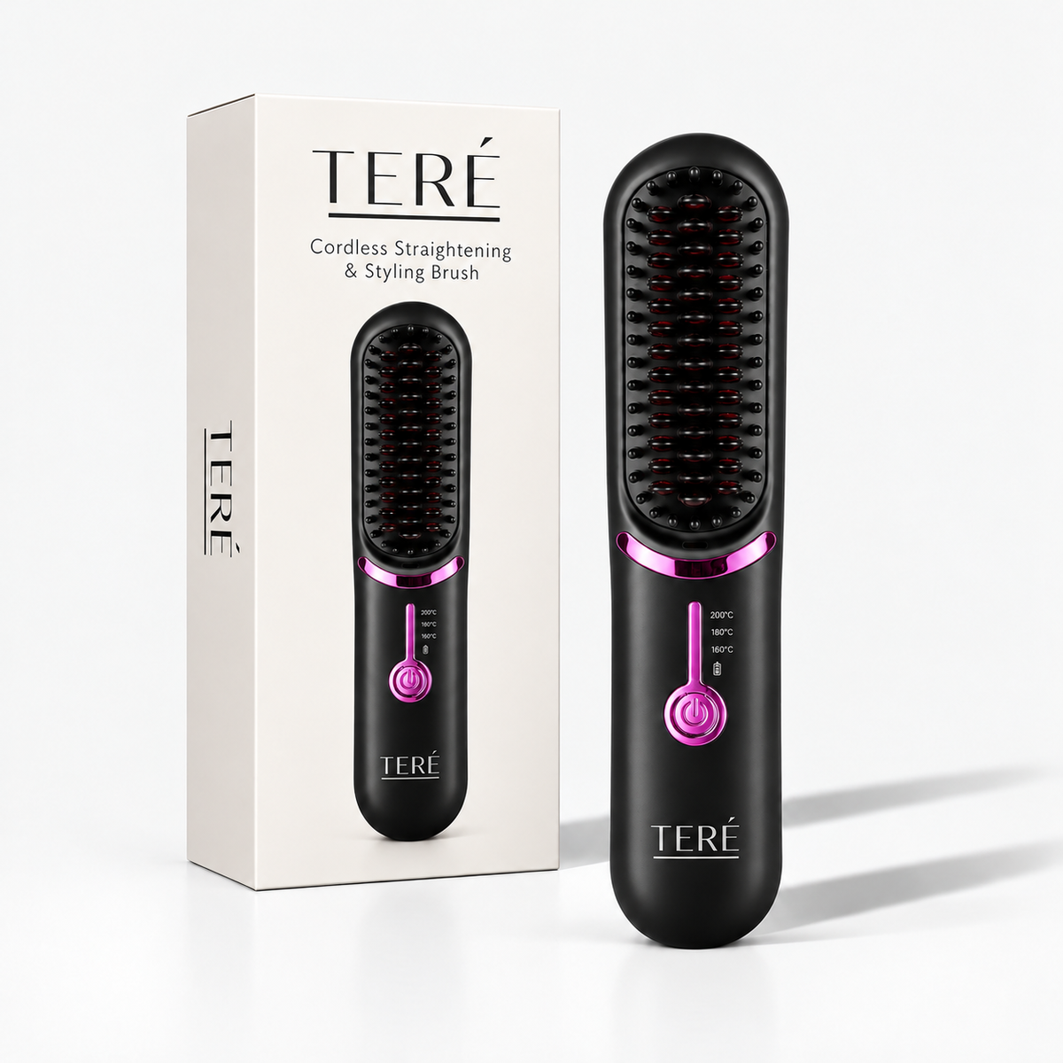 Cordless Straightening & Styling Brush